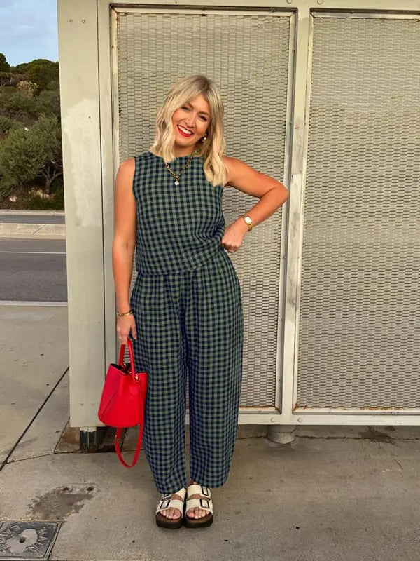 Elarami | Conjunto Ligero Casual de Dos Piezas sin Mangas