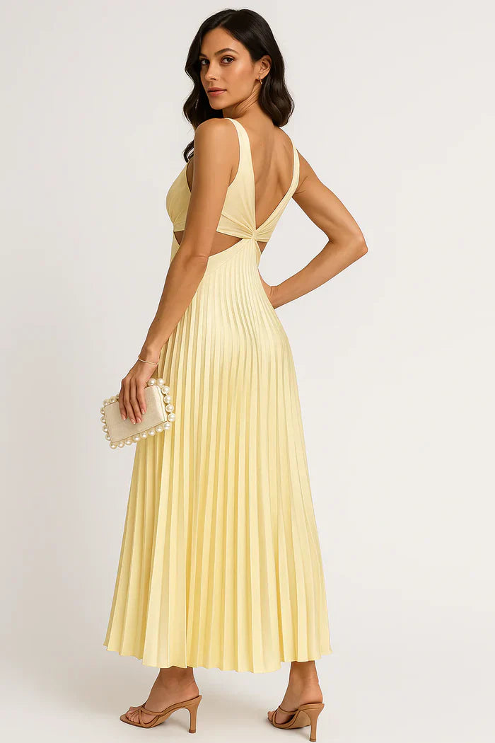 Bellezza | Vestido Plisado de Ocasión