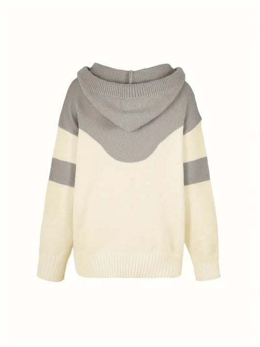 Ríona | Sudadera Capucha Bicolor