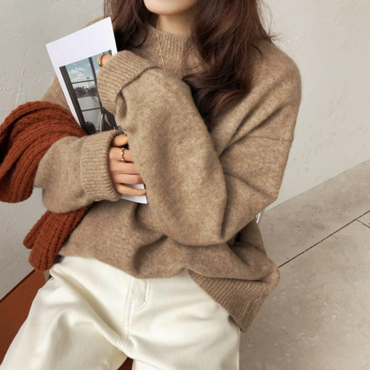 Derdi | Jersey Casual de Cuello Redondo