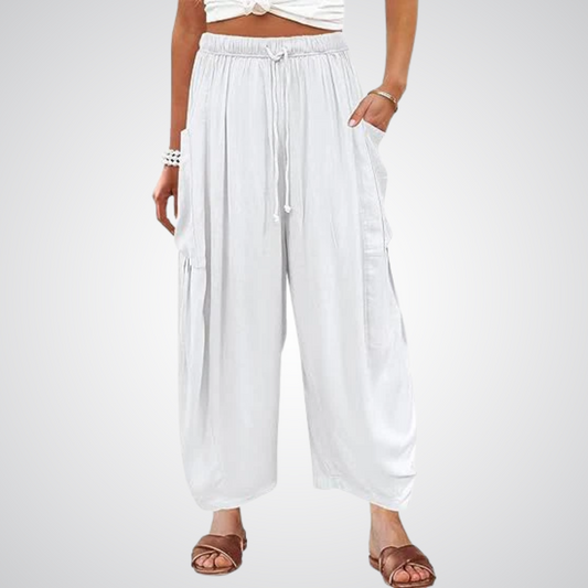 Lynna | Pantalones Cómodos de Pierna Ancha