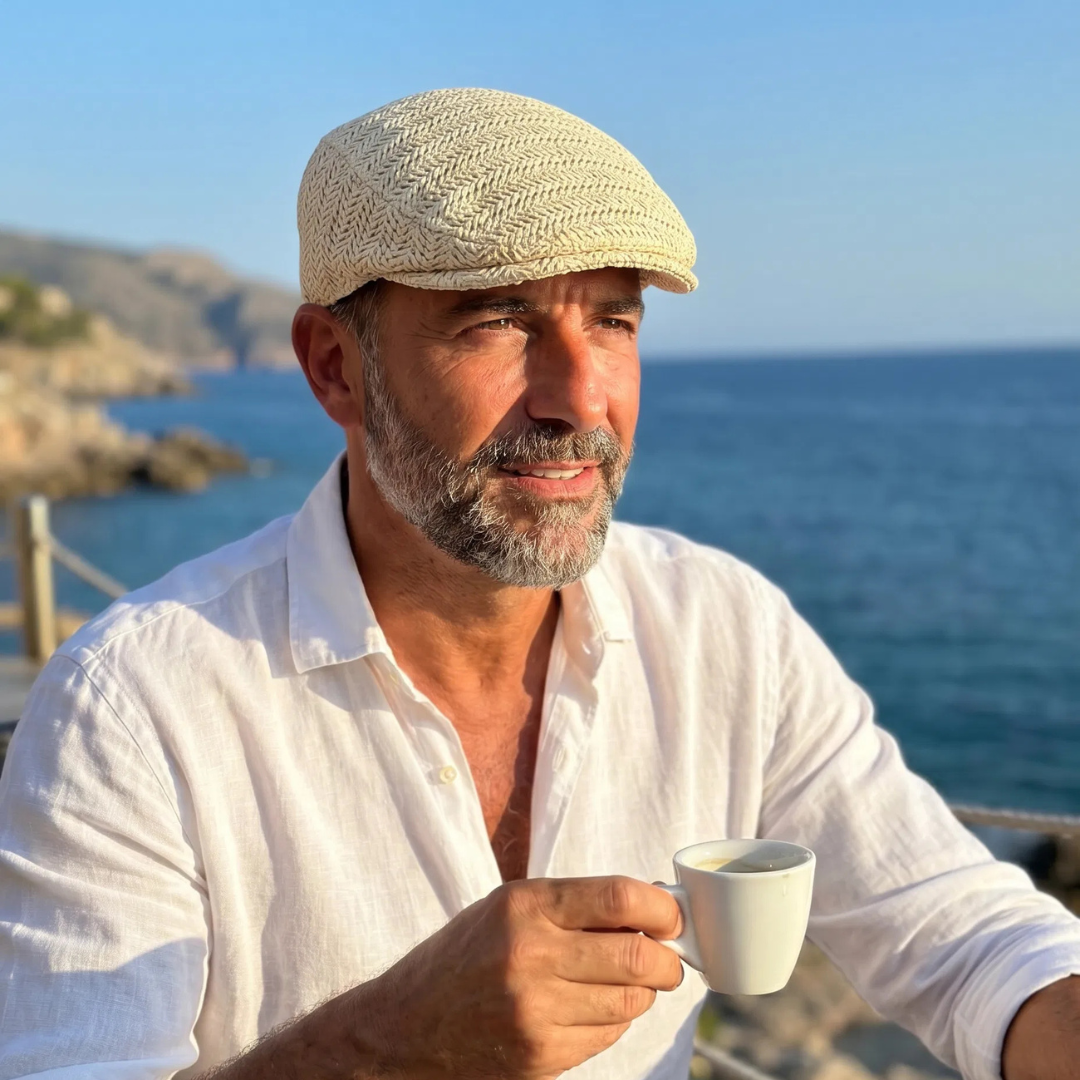 Salvador | Gorra Plana de Verano en Paja
