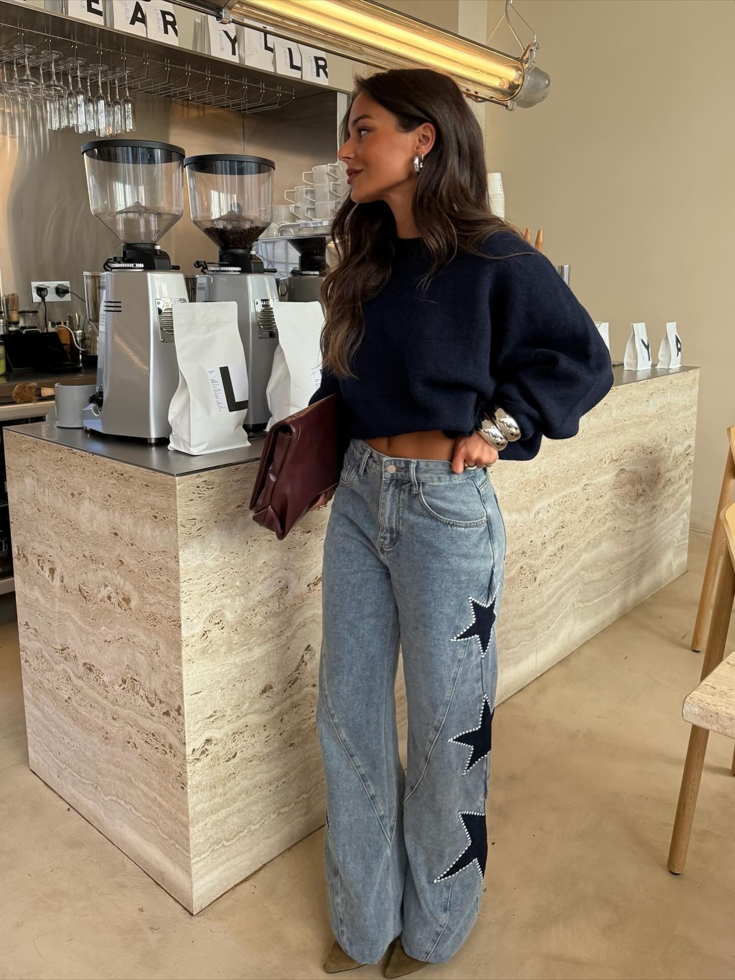 Stella | Vaqueros con Detalles de Estrellas