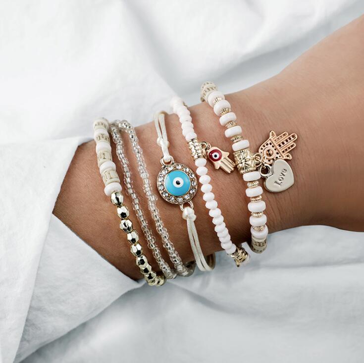 Paula | Pack de Pulseras Hamsa