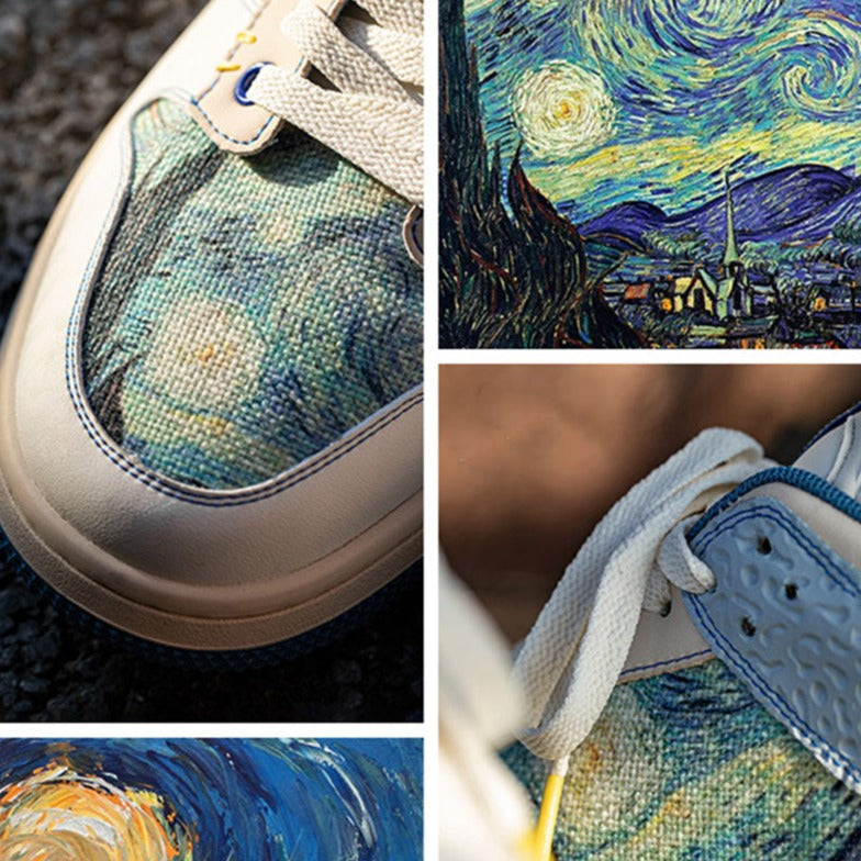 Van Gogh | Zapatillas Inspiradas en La Noche Estrellada