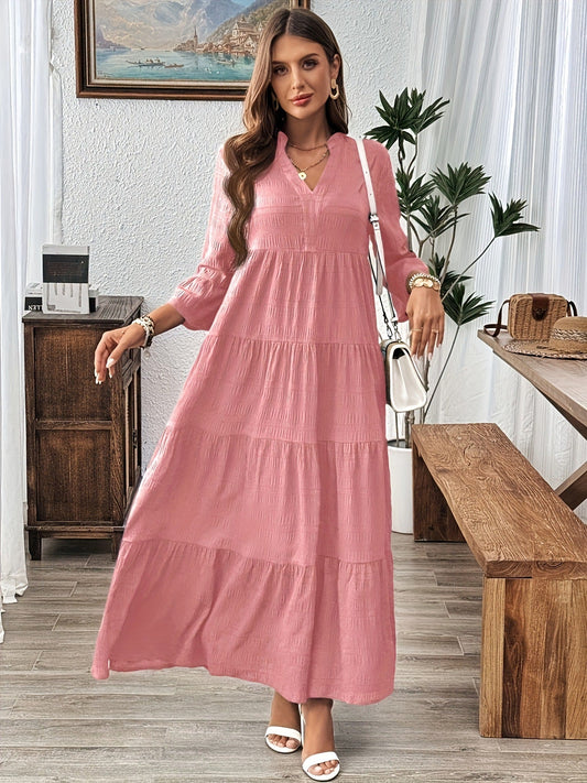 Stella | Vestido Maxi Casual Escote V Verano