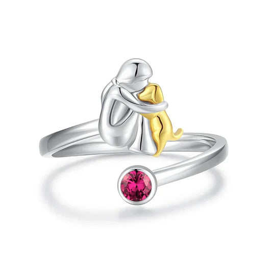 Rose | Anillo con Icono de Perro