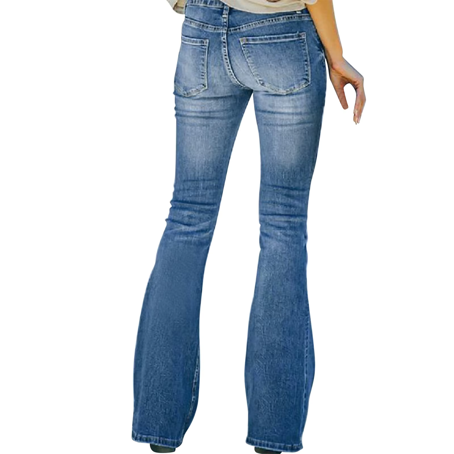 Aveline | Jeans Acampanados Vintage de Tiro Alto