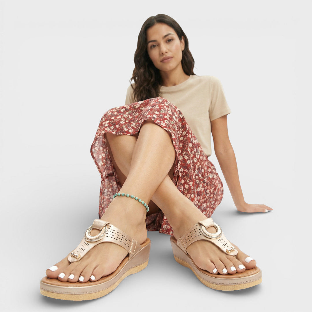 Sandalias Cuña Plataforma Mujer