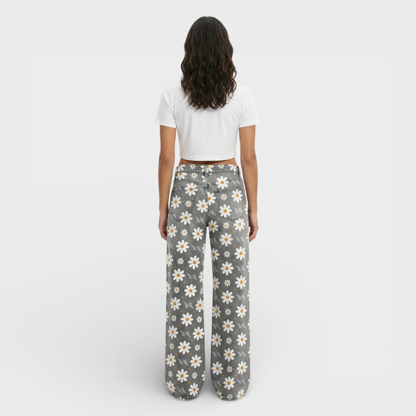 Vaqueros Baggy Mujer Pierna Ancha