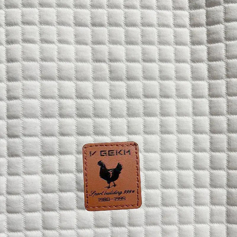 Anthony | Sudadera de manga larga con capucha acolchada waffle