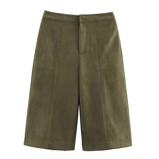 Carolina | Pantalón Oversized Estilo Ante