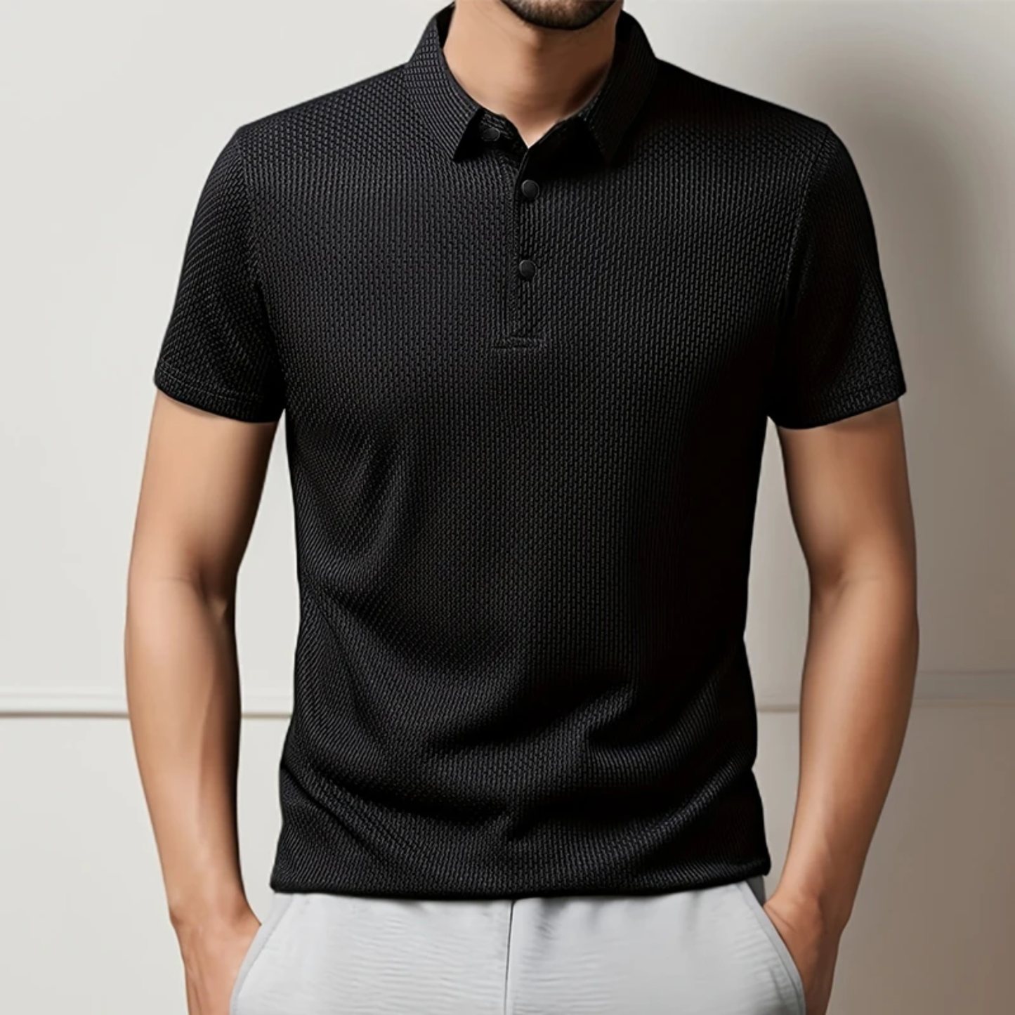 Silvio | Polo Waffle Slim Fit
