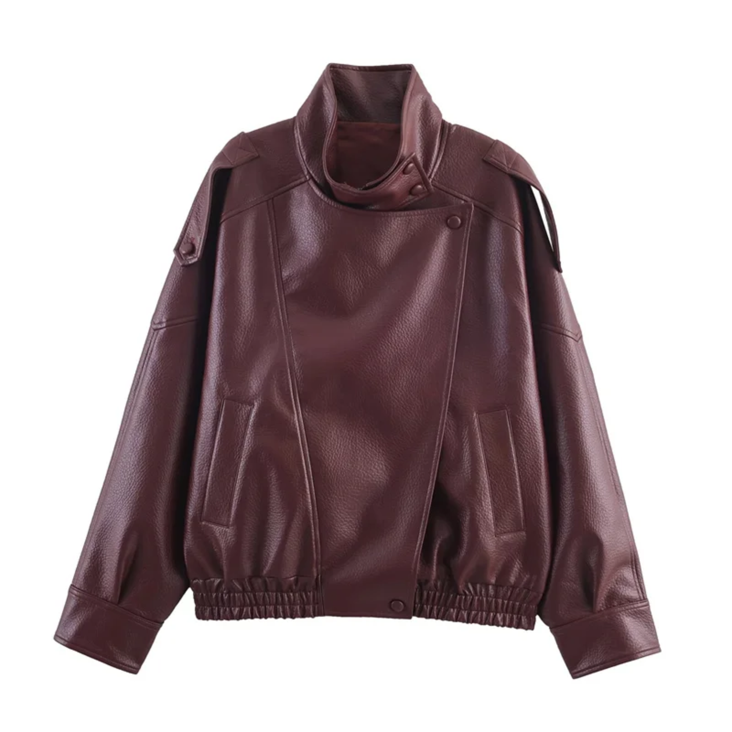Lucía | Cazadora Biker Efecto Piel