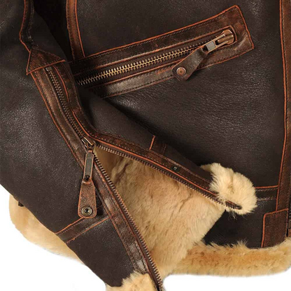 Maverick | Chaqueta Piloto Piel Cálida
