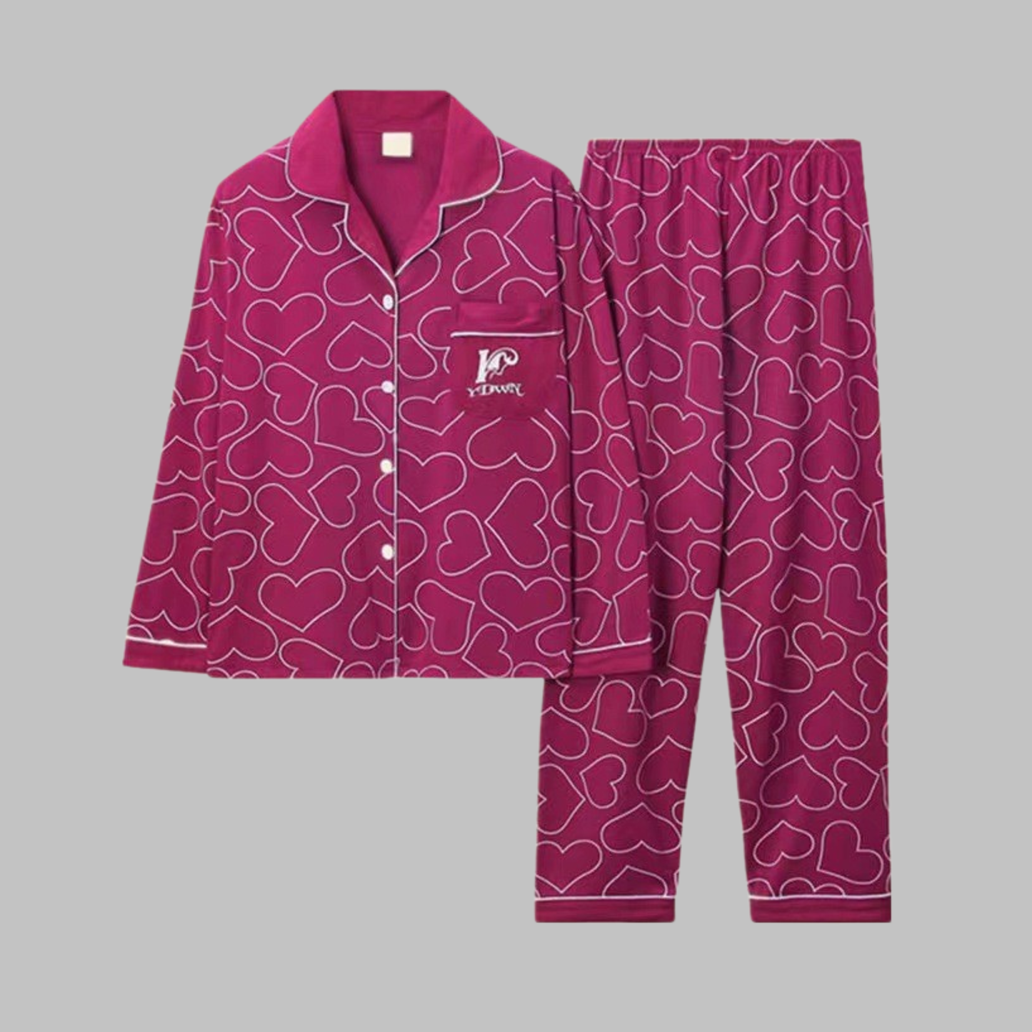 Cosima | Conjunto Acogedor de Top de Manga Larga y Pantalones