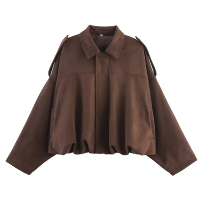 Isabella | Chaqueta Estilo Retro Ante