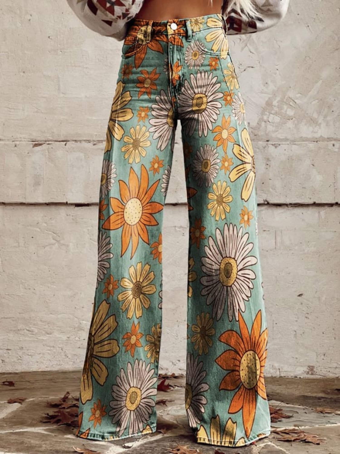 Cirilla | Pantalones Palazzo Florales