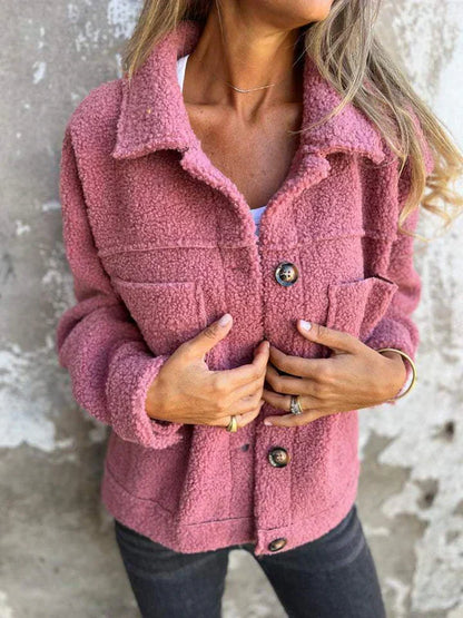 MOIRA | Chaqueta de Forro Polar de Ajuste Relajado