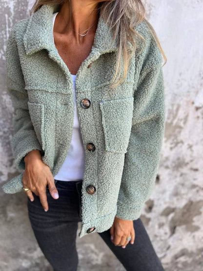 MOIRA | Chaqueta de Forro Polar de Ajuste Relajado