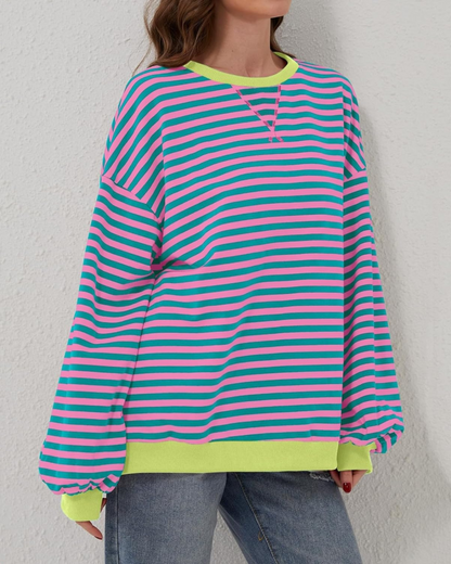 Roxanne | Sudadera Oversize a Rayas