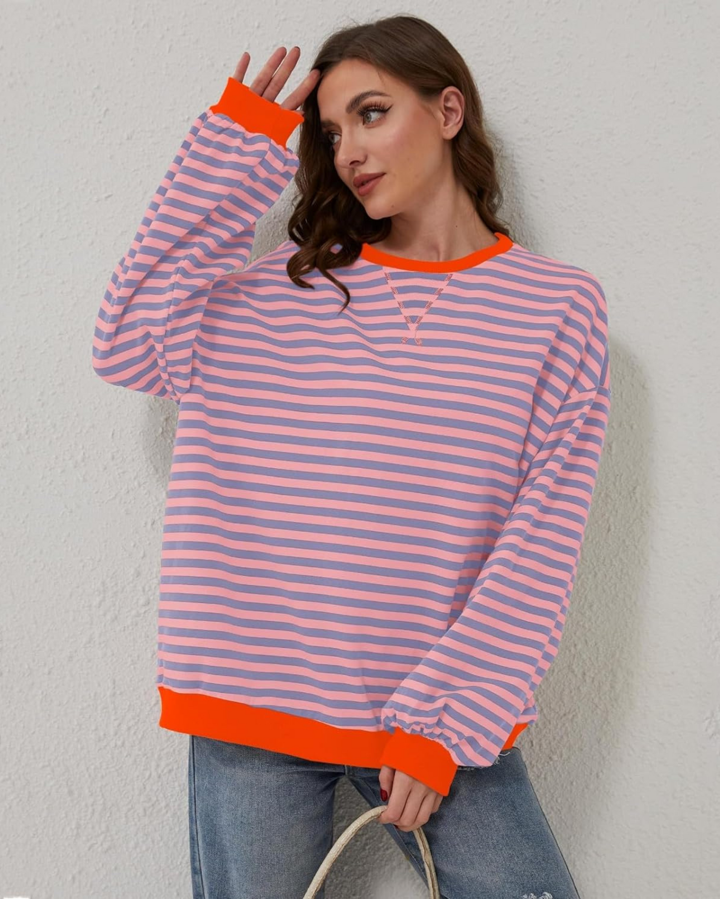 Roxanne | Sudadera Oversize a Rayas
