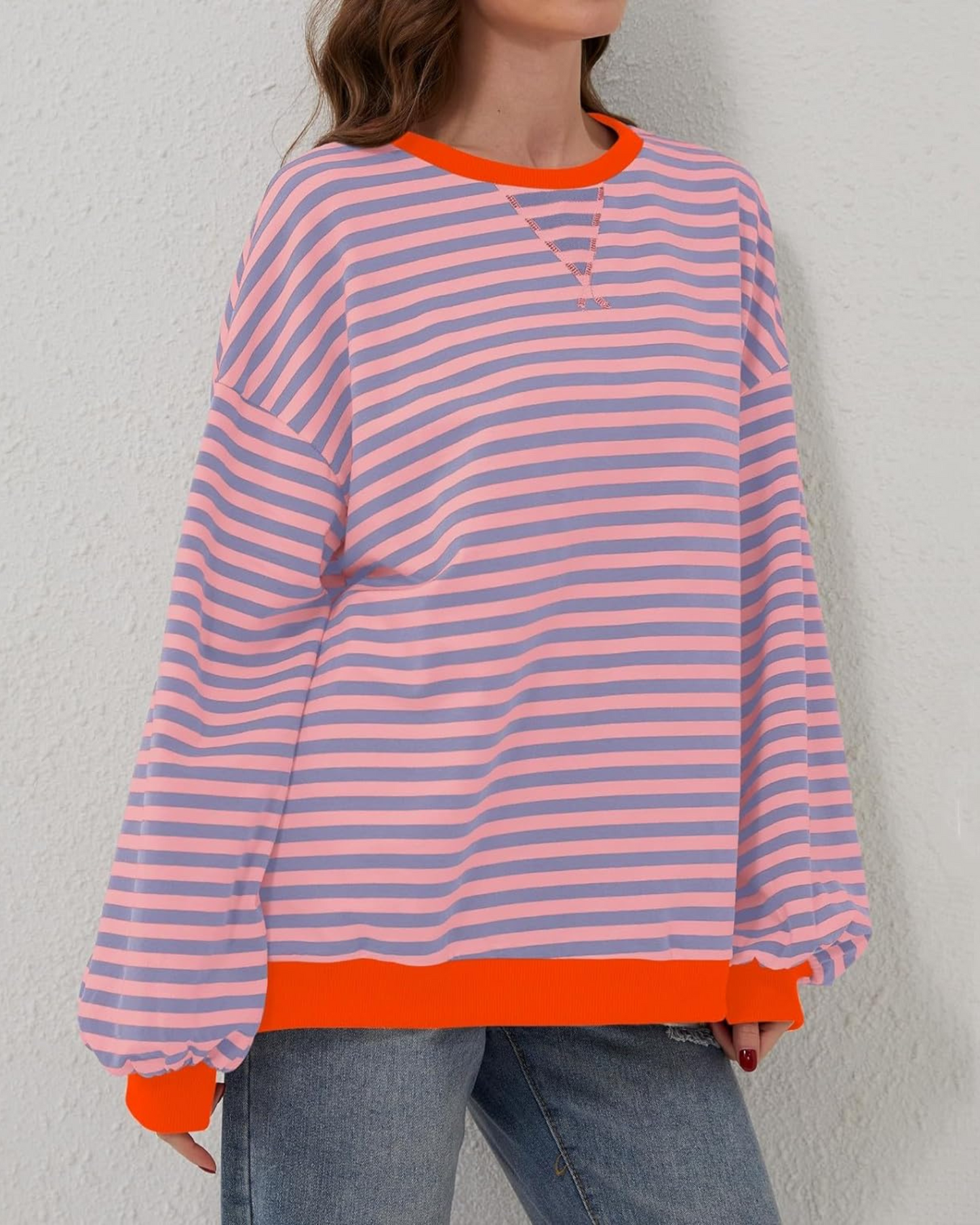 Roxanne | Sudadera Oversize a Rayas