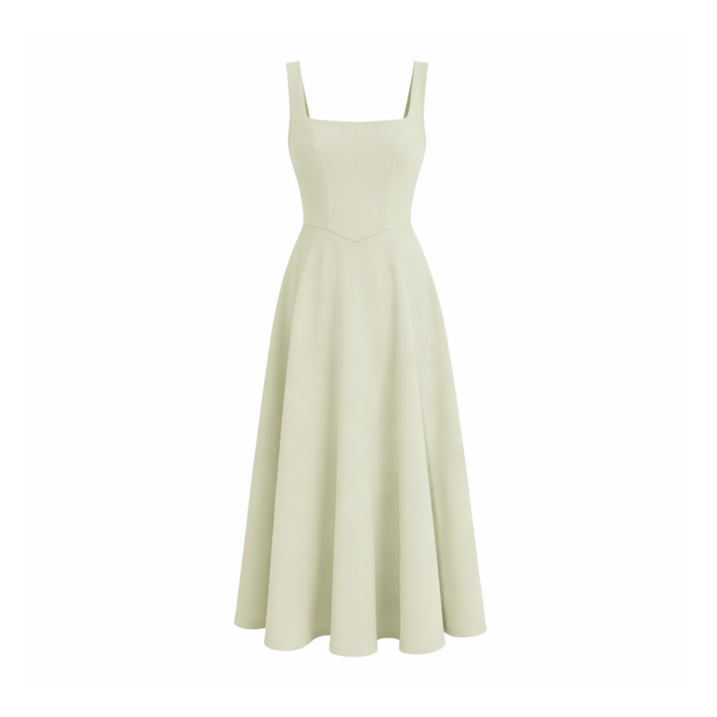 Jazmín | Vestido Midi de Corte Estructural