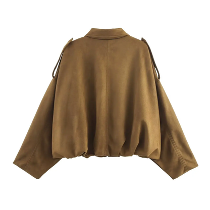 Isabella | Chaqueta Estilo Retro Ante