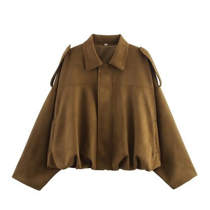 Isabella | Chaqueta Estilo Retro Ante