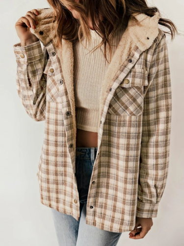 HANNAH | Chaqueta de Cuadros Elegante