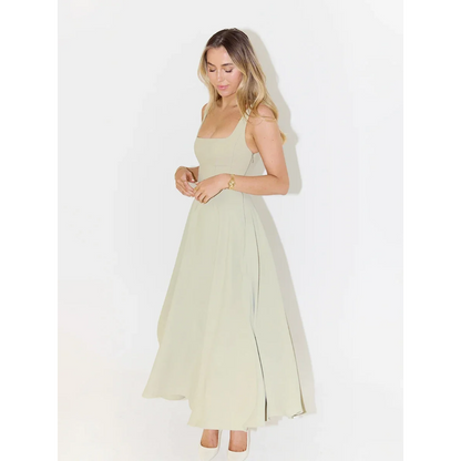 Jazmín | Vestido Midi de Corte Estructural