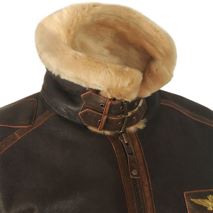 Maverick | Chaqueta Piloto Piel Cálida