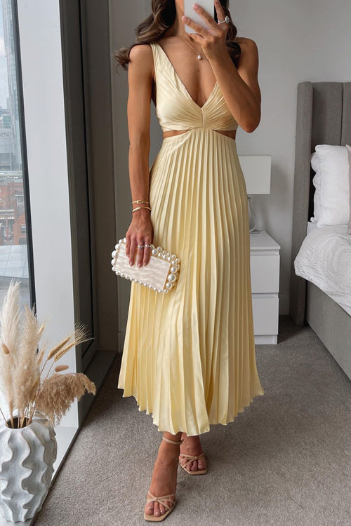 Bellezza | Vestido Plisado de Ocasión