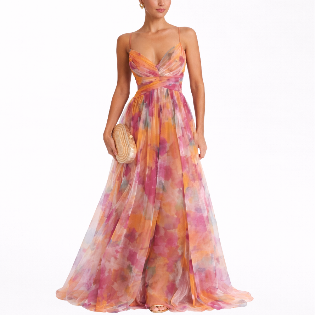 Giselle | Maxi Vestido Floral Encantador