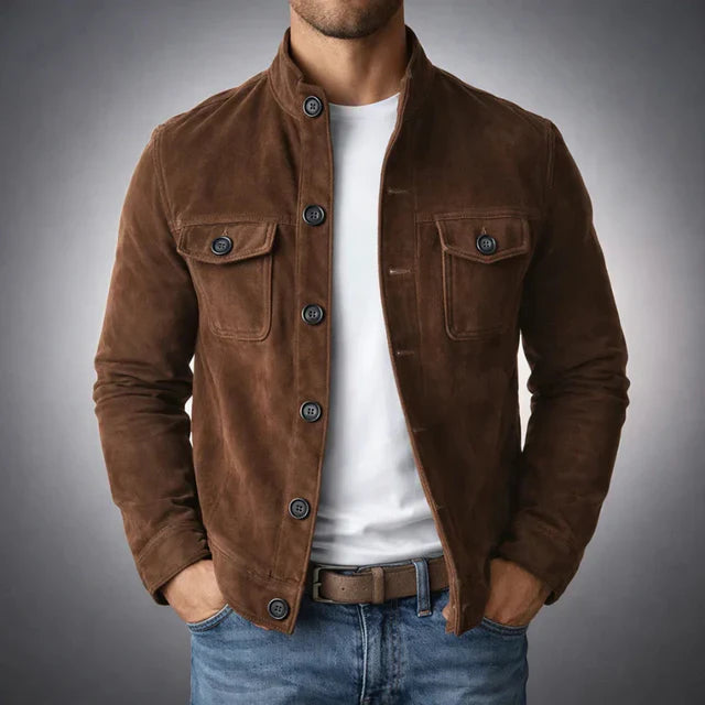 Mateo | Chaqueta Militar Estilo Ante