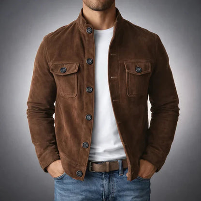 Mateo | Chaqueta Militar Estilo Ante