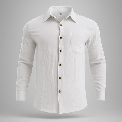 Beckett | Camisa de Lino con Bolsillo