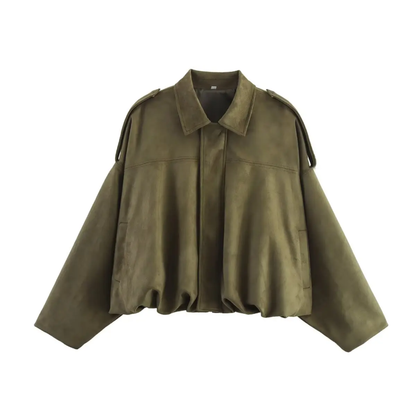 Isabella | Chaqueta Estilo Retro Ante