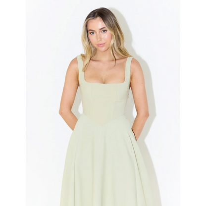Jazmín | Vestido Midi de Corte Estructural