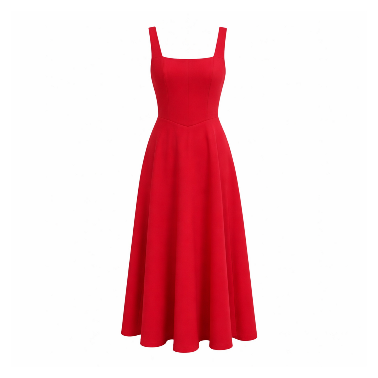 Jazmín | Vestido Midi de Corte Estructural
