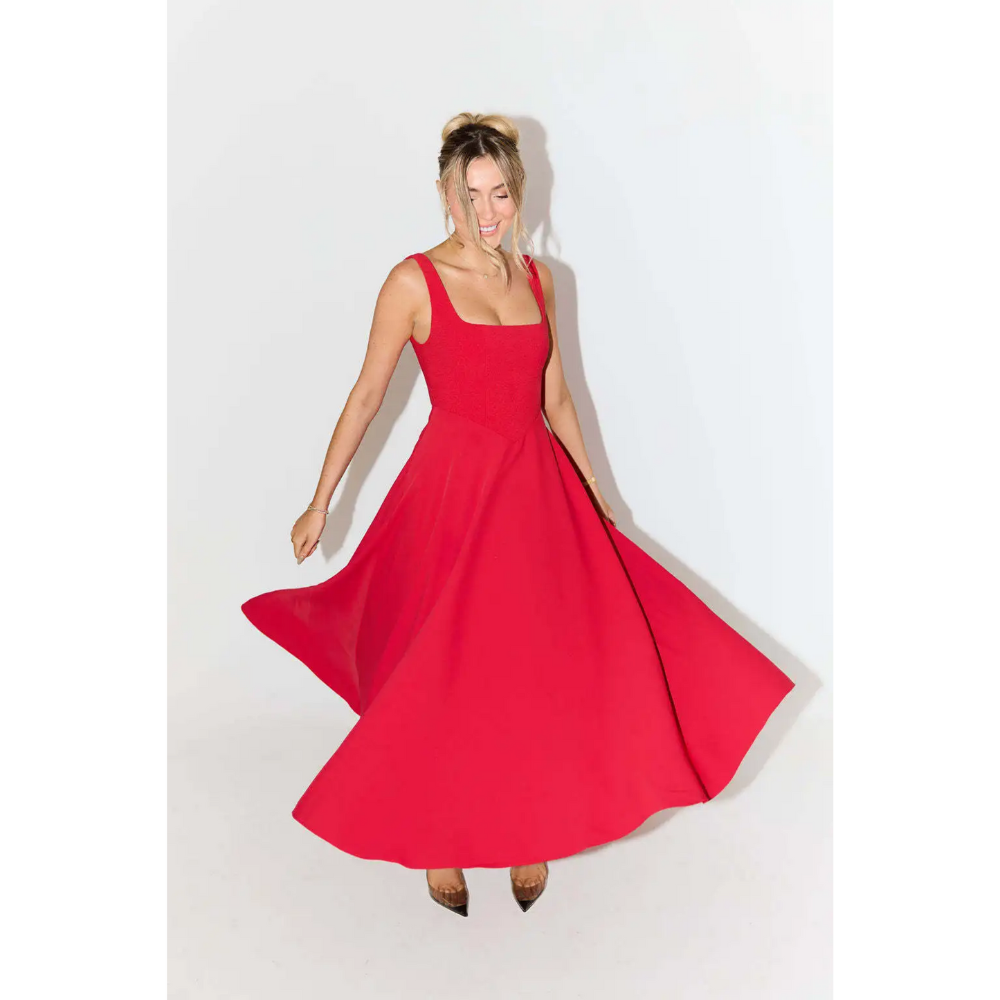 Jazmín | Vestido Midi de Corte Estructural