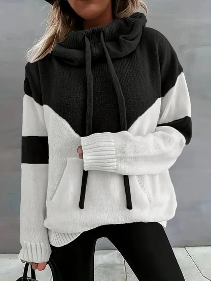 Ríona | Sudadera Capucha Bicolor