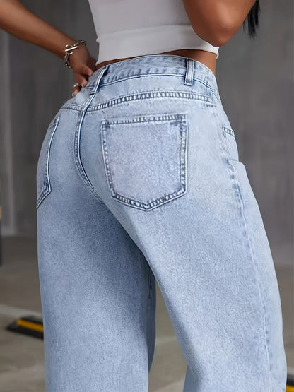 Philippa | Denim de Talle Alto Moderno