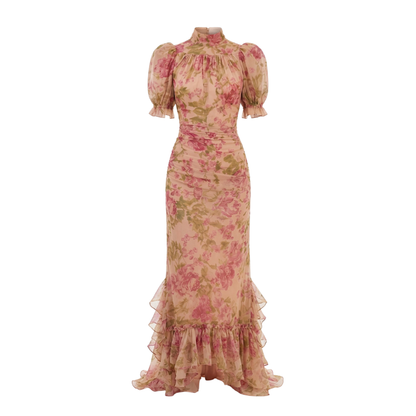 Rosario | Vestido Floral Romántico