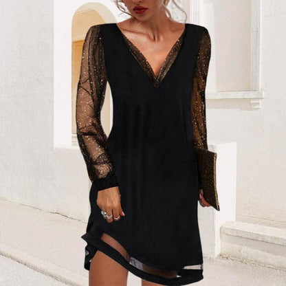 Lila | Vestido Mangas de Encaje