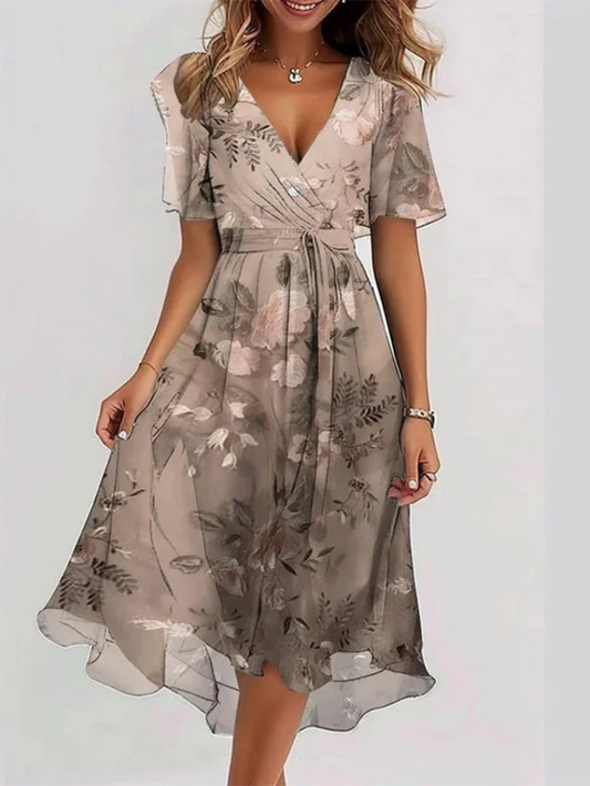 Lavina | Vestido Midi Boho Vibrante