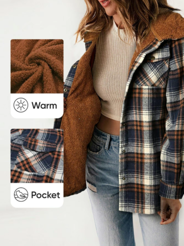HANNAH | Chaqueta de Cuadros Elegante