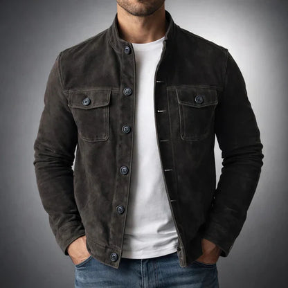Mateo | Chaqueta Militar Estilo Ante
