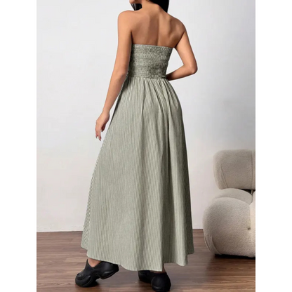 Trelly | Vestido Maxi Tubo Rayas Verano